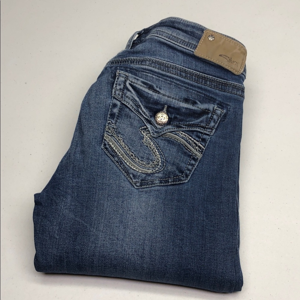 Silver Women's Blue Denim Jeans